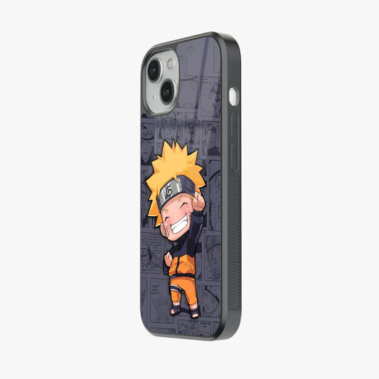 Cute Ghibi Naruto Glass Case