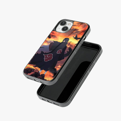 Itachi Uchiha Sunset Glass Case