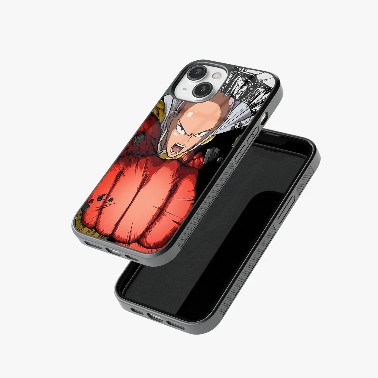 One Punch Break Saitama Smash Glass Case