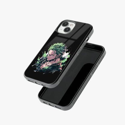 Roronoa Zoro Demon Aura Glass Case