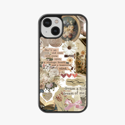 Old Soul Dream Collage Glass Case