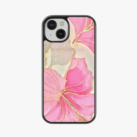 Elegant Watercolor Aesthetic Glass Case