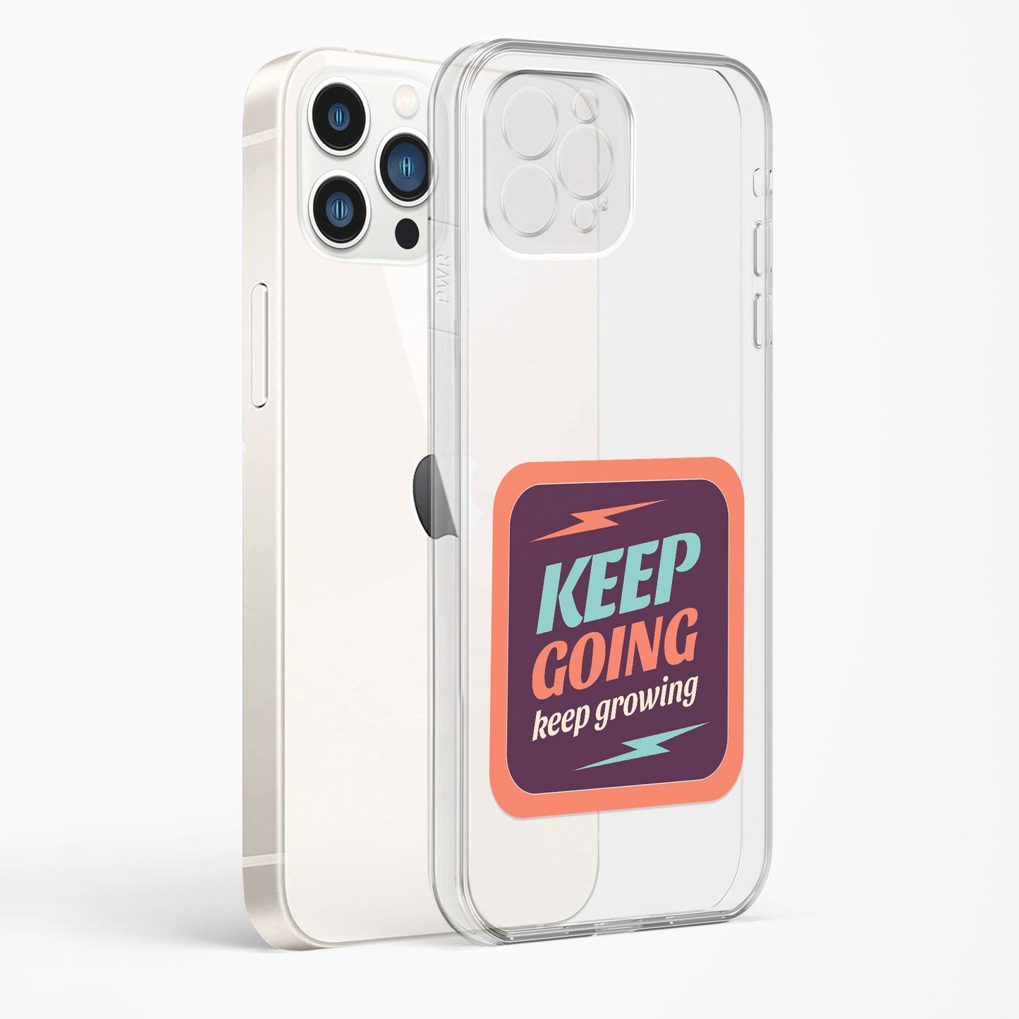 Keep Going Keep Growing Clear Case