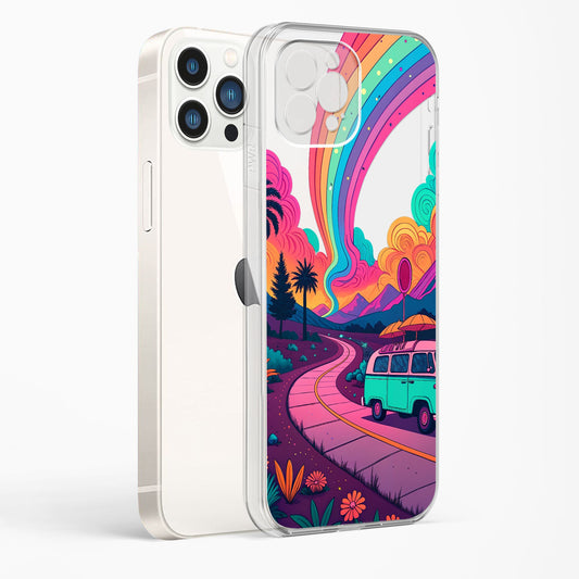 Neon Drift Clear Case