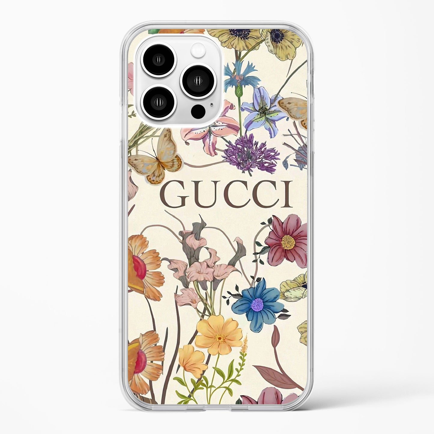 Gucci Luxury Aesthetic Clear Case