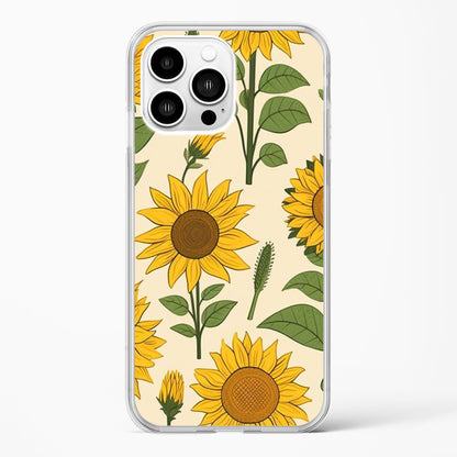 Sunflower Botanical Aesthetic Clear Case
