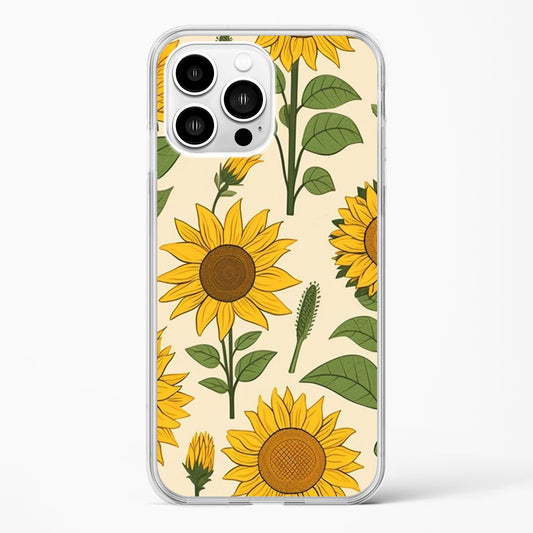 Sunflower Botanical Aesthetic Clear Case