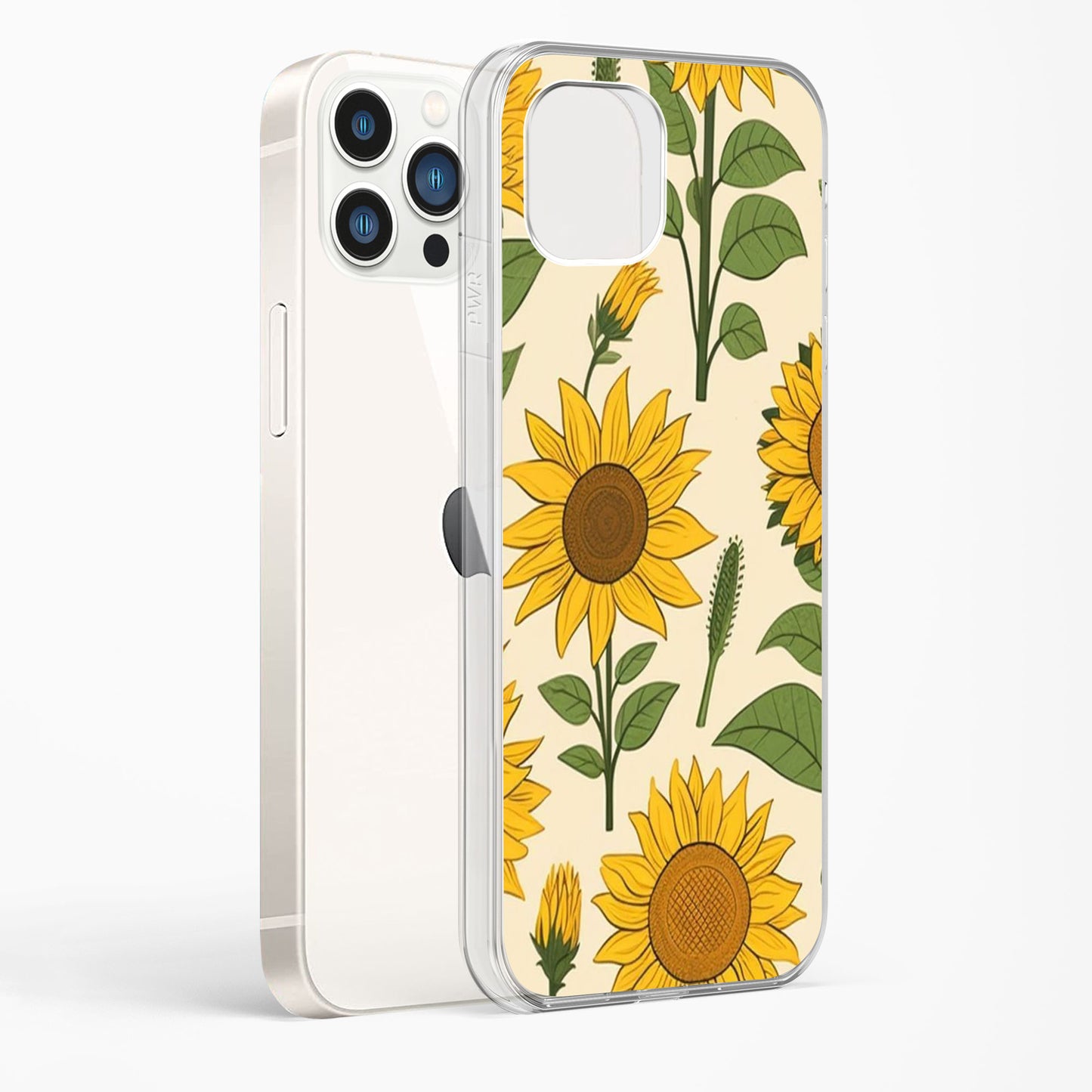 Sunflower Botanical Aesthetic Clear Case