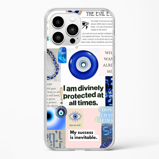 Divine Protection Evil Eye Aesthetic Collage Clear Case