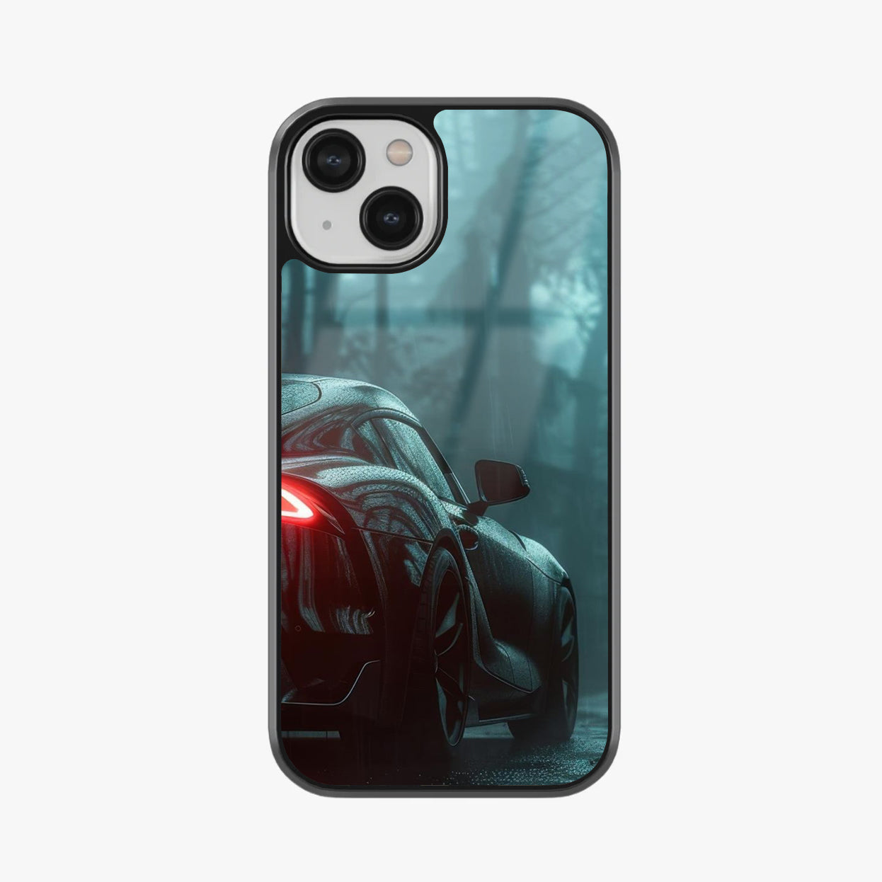 Toyota Supra GR Black Edition Rain Forest Glass Case