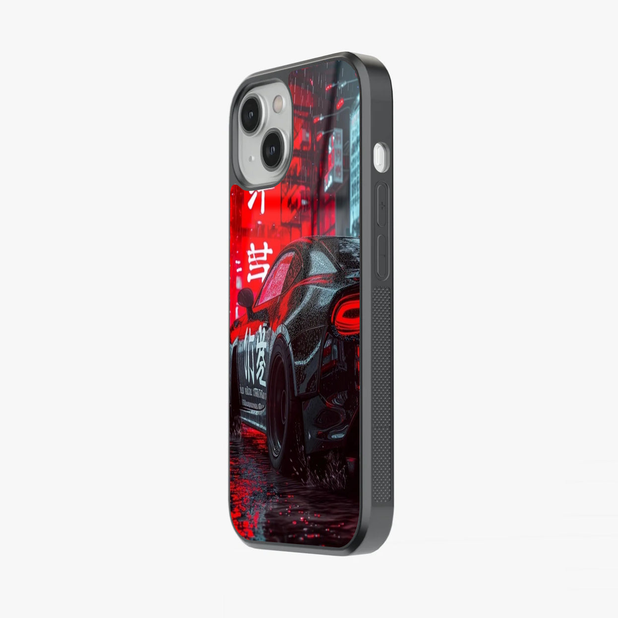 Neon Drift Phantom Glass Case