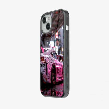 Nissan GT-R JDM Tokyo Night Neon Glass Case