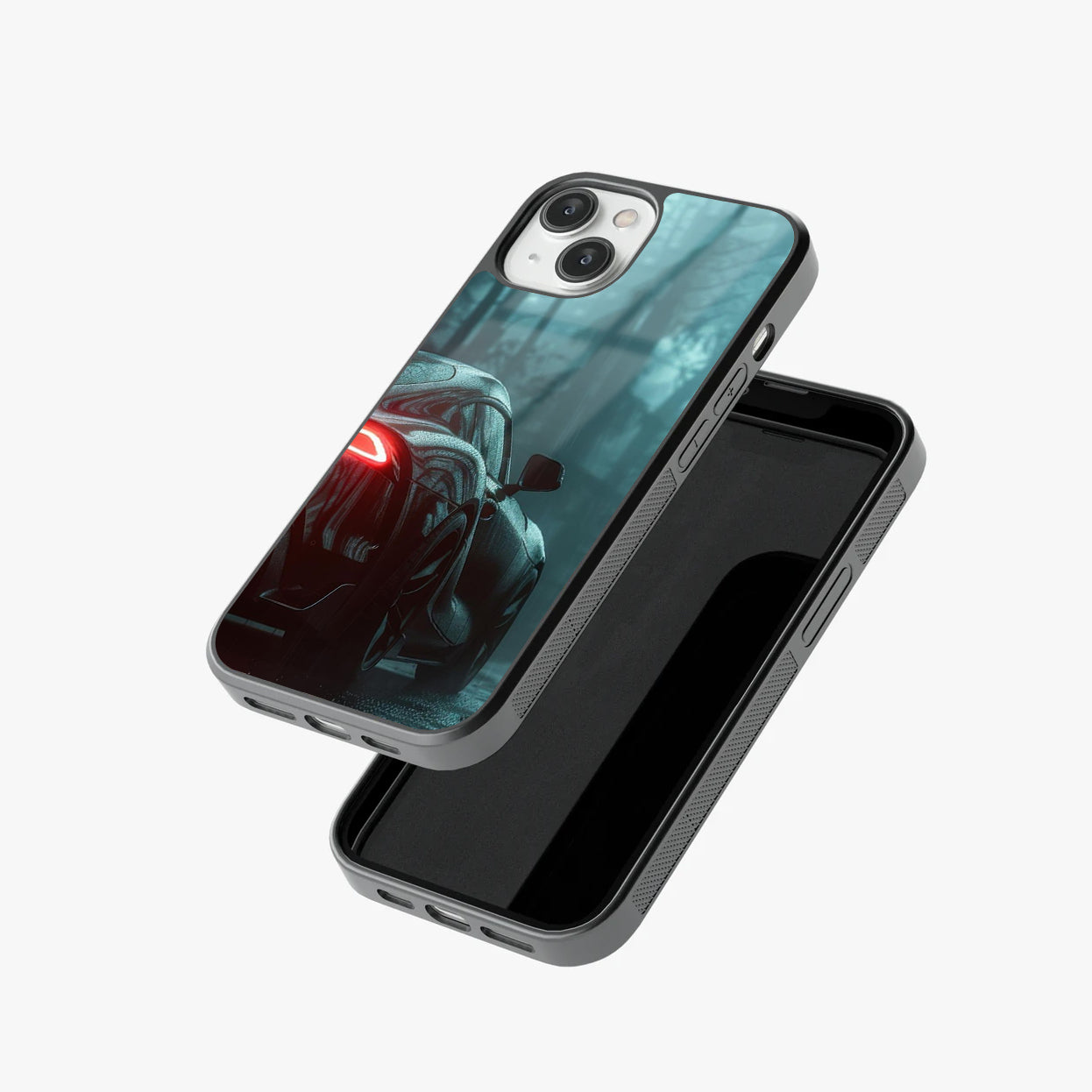 Toyota Supra GR Black Edition Rain Forest Glass Case