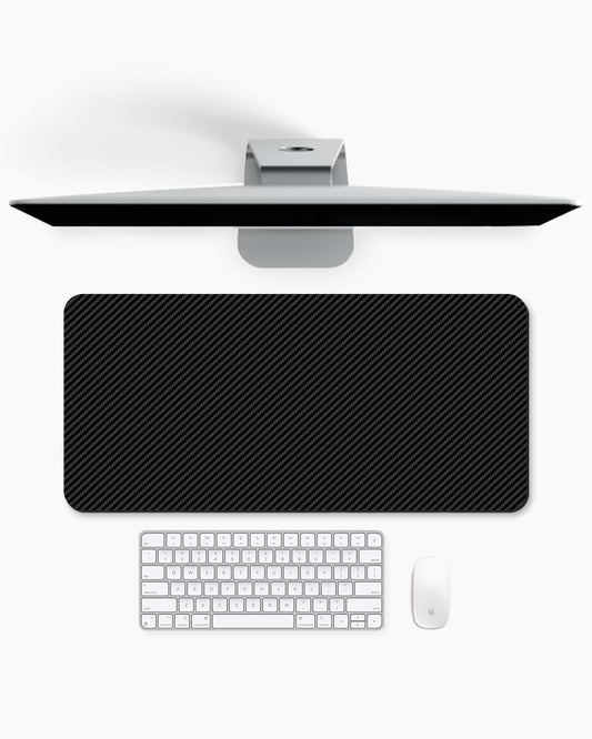 Abstract Carbon Fiber Desk Mat