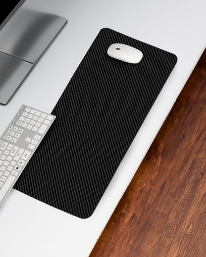 Abstract Carbon Fiber Desk Mat