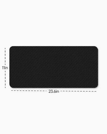 Abstract Carbon Fiber Desk Mat