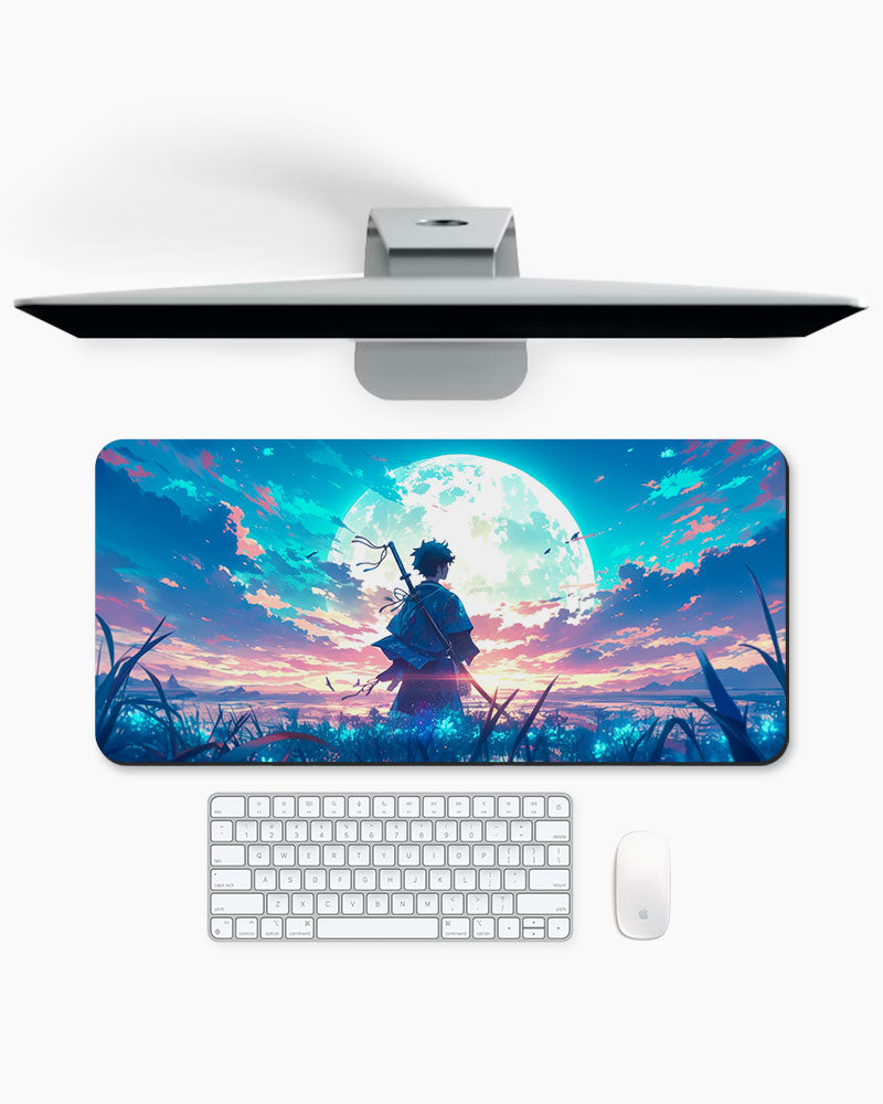 Anime Moon Landscape Desk Mat