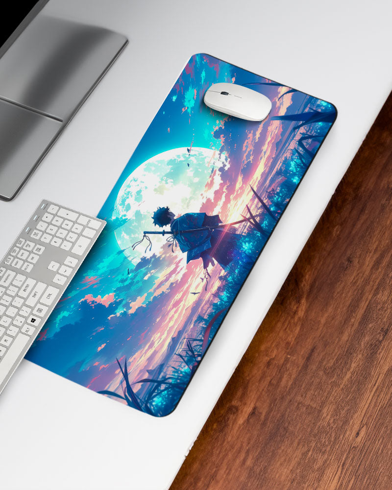 Anime Moon Landscape Desk Mat