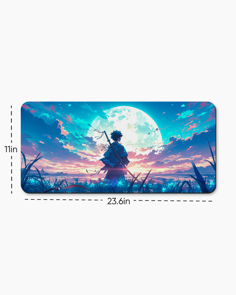 Anime Moon Landscape Desk Mat
