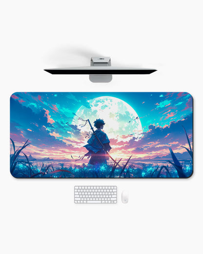 Anime Moon Landscape Desk Mat