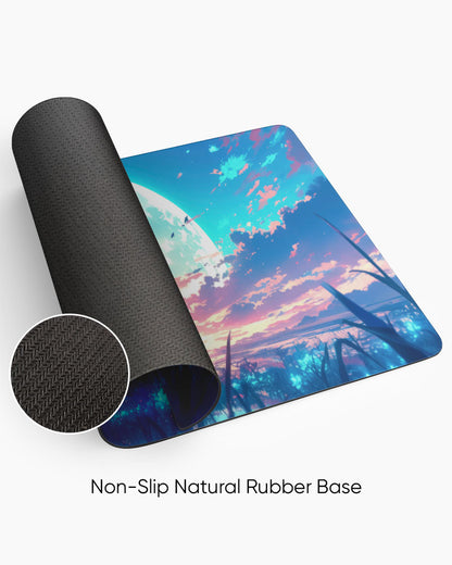 Anime Moon Landscape Desk Mat