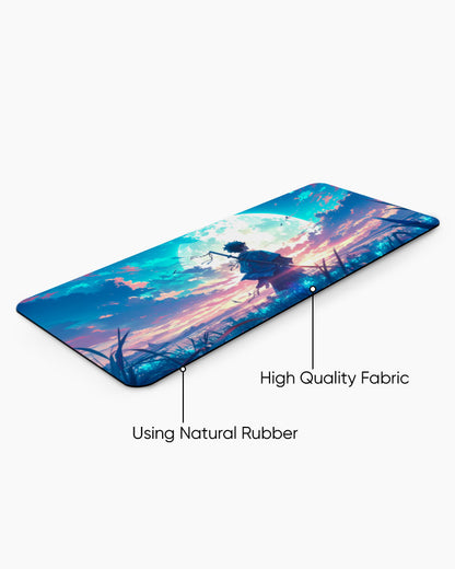 Anime Moon Landscape Desk Mat