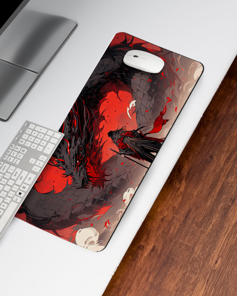 Anime Style Mythical Dragon Creature Desk Mat