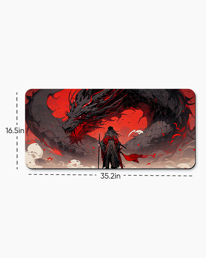 Anime Style Mythical Dragon Creature Desk Mat