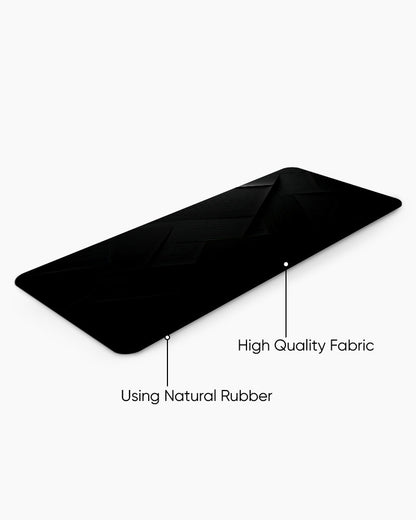 Black Carbon Texture Desk Mat