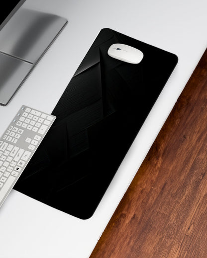 Black Carbon Texture Desk Mat
