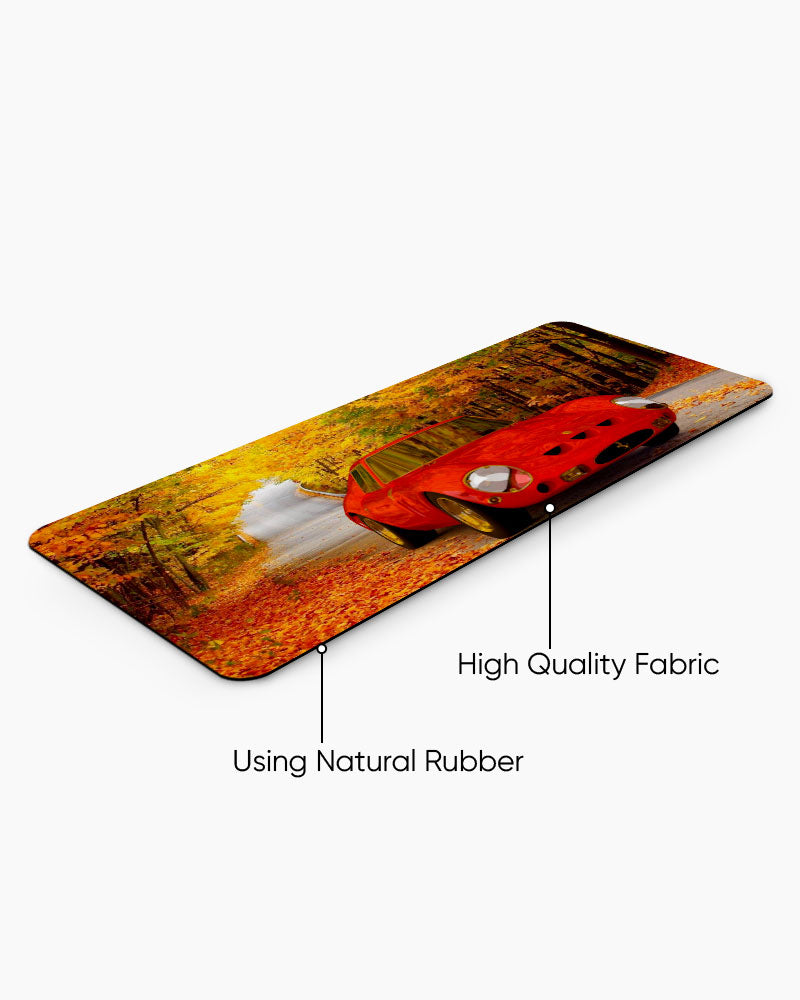 Autumn Drive Desk Mat