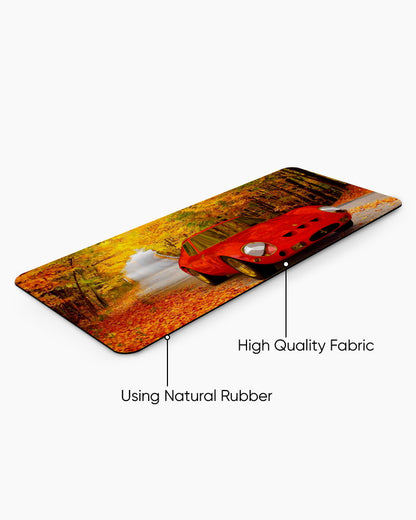 Autumn Drive Desk Mat