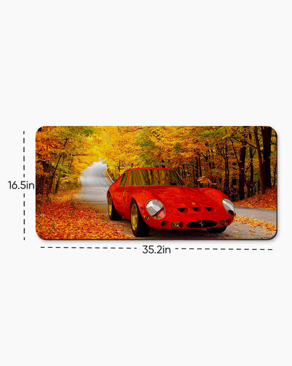 Autumn Drive Desk Mat