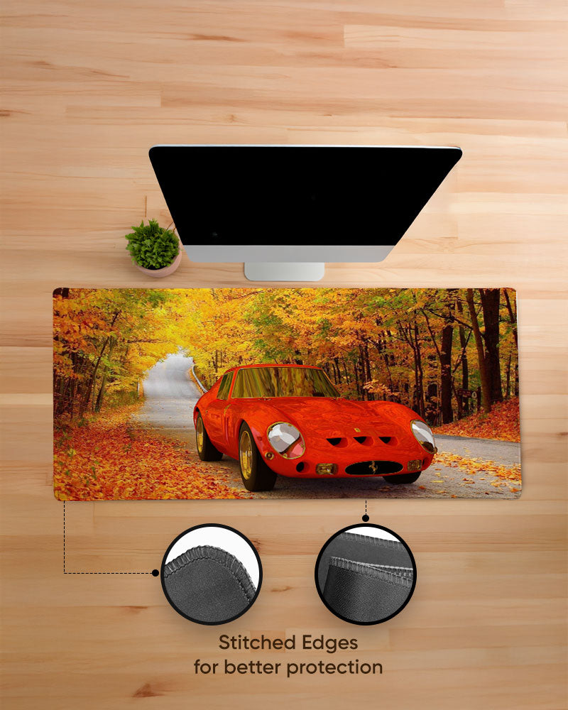 Autumn Drive Desk Mat