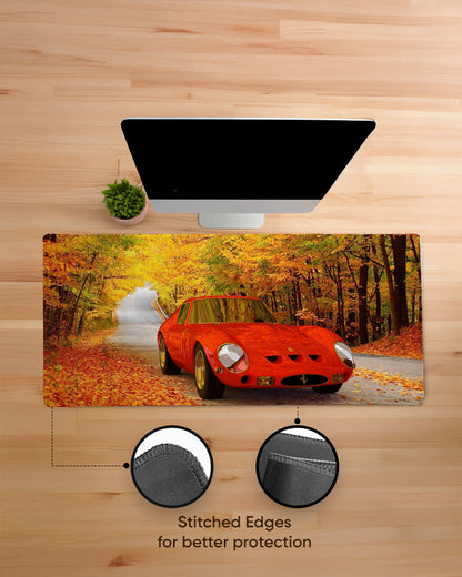 Autumn Drive Desk Mat