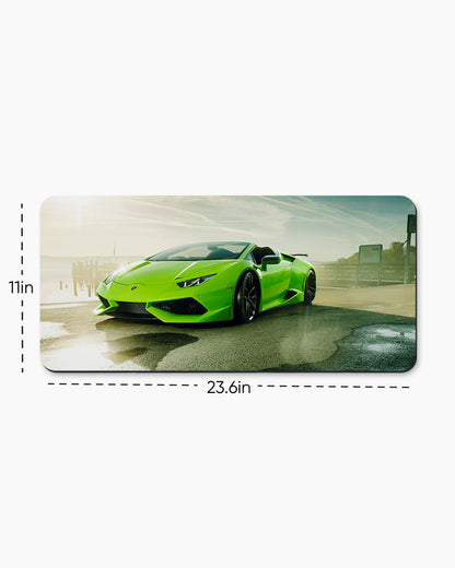 Lime Veloce Desk Mat