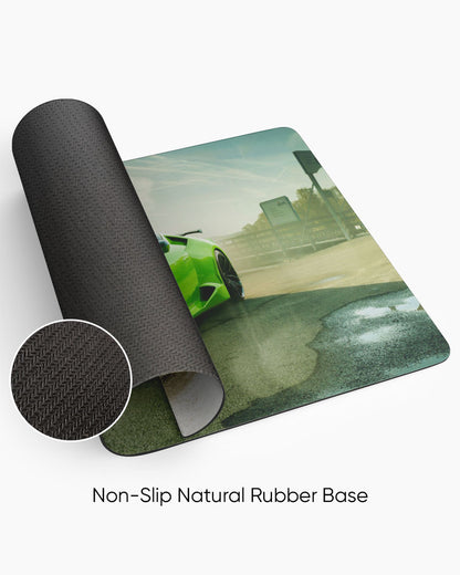 Lime Veloce Desk Mat