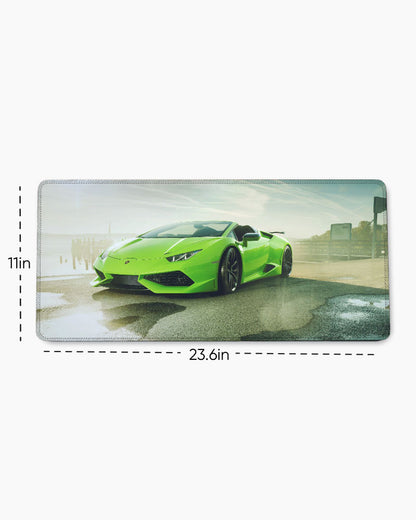 Lime Veloce Desk Mat