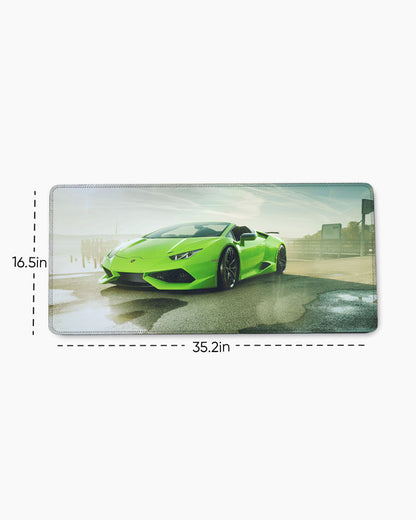 Lime Veloce Desk Mat