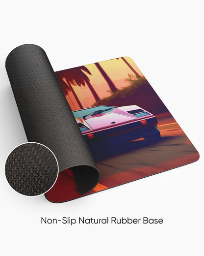 Retro Sunset Desk Mat