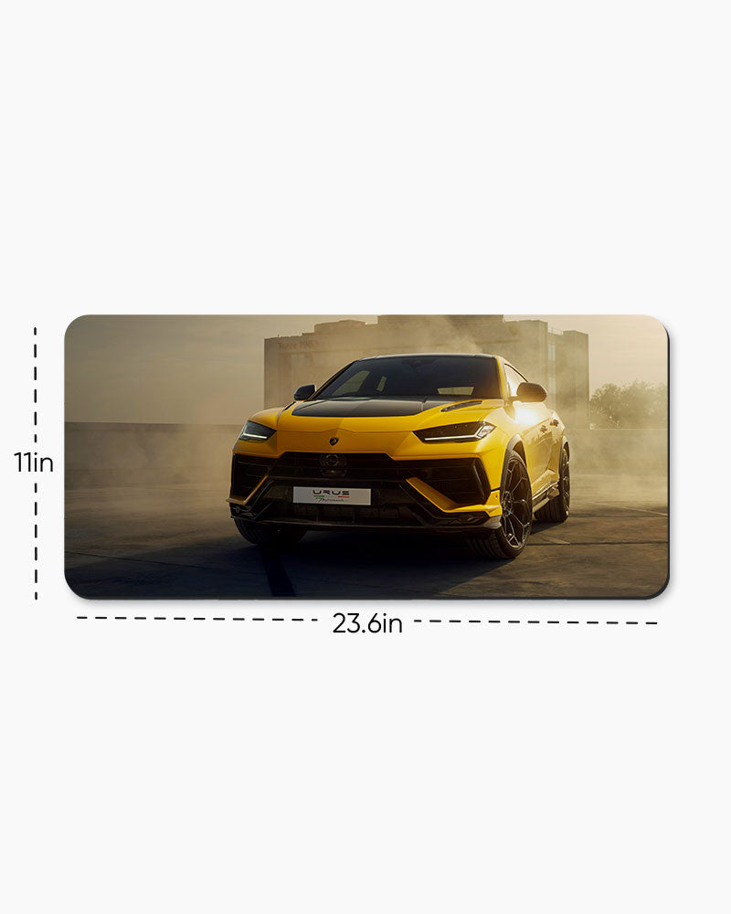 Golden Urus Desk Mat