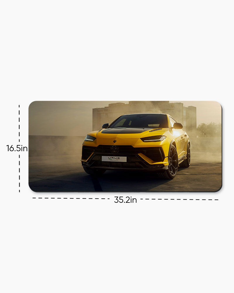 Golden Urus Desk Mat