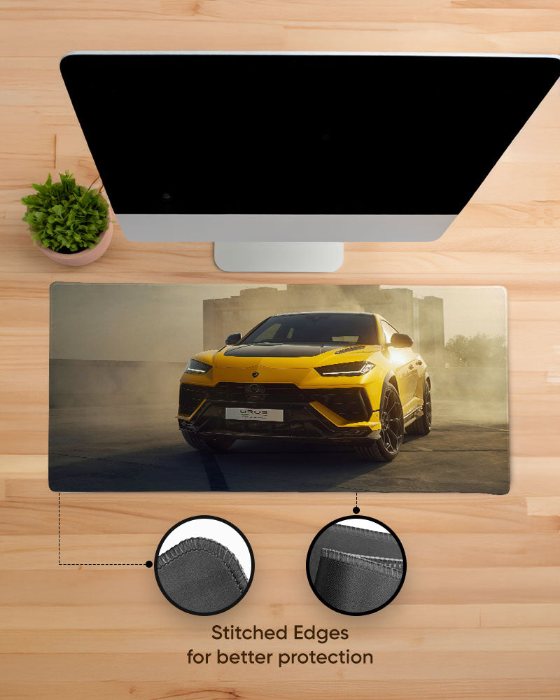 Golden Urus Desk Mat