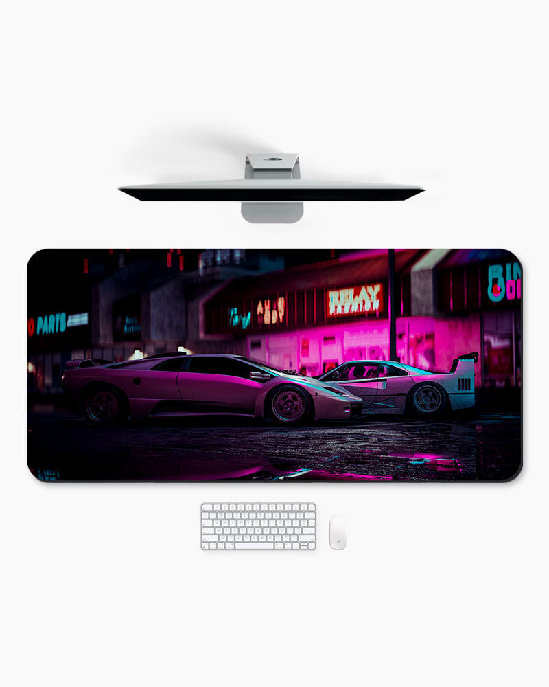 Neon Rivals Desk Mat