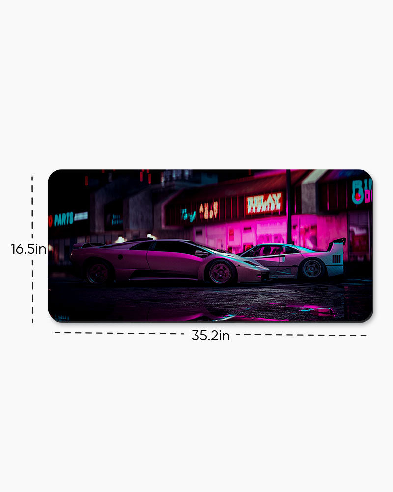 Neon Rivals Desk Mat