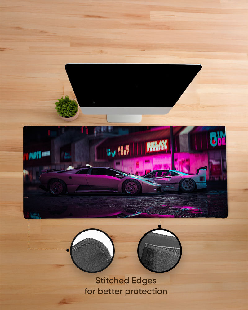 Neon Rivals Desk Mat