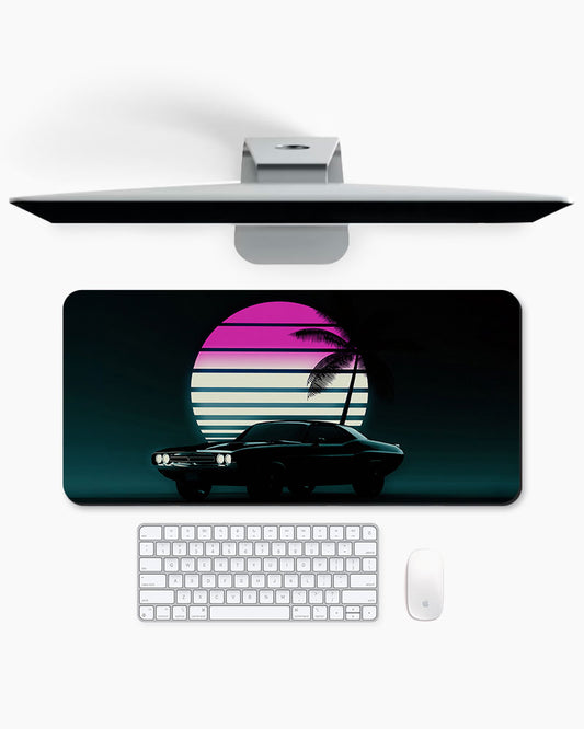 Synthwave Sunset Desk Mat