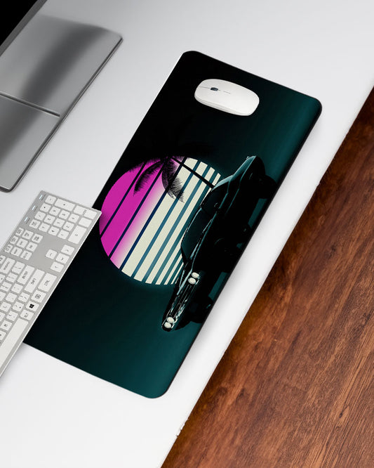 Synthwave Sunset Desk Mat