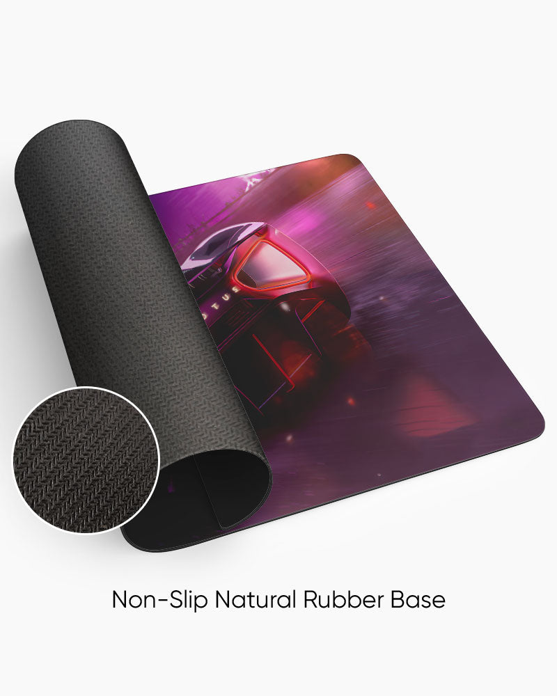 Neon Thunder Desk Mat