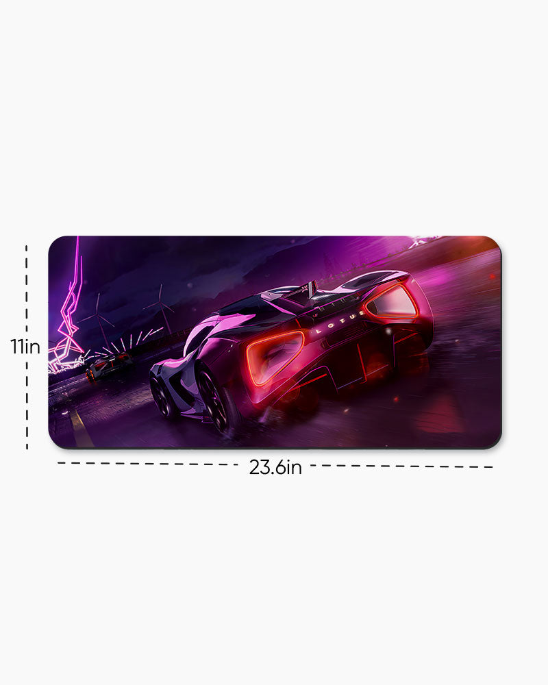 Neon Thunder Desk Mat